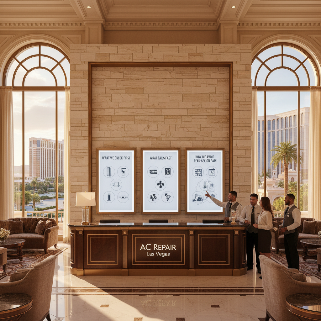 AC Repair Las Vegas: What We Check First, What Fails Fast, and How We Avoid Peak-Season Pain